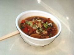 鹿島スタジアムのモツ煮…これで500円だって(笑)